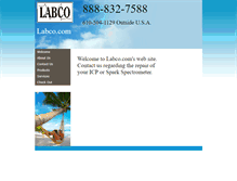 Tablet Screenshot of labco.com